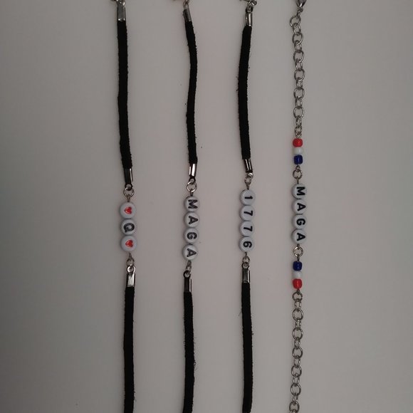 MAGA / Q / 1776 Bracelets WHOLE SET OF 4 BRACELETS - LAST ONE - Picture 2 of 9